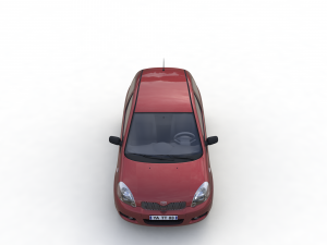 Toyota Yaris Coupe 2003 3D Model