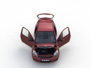 Toyota Yaris Coupe 2003 3D Model