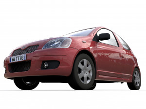 Toyota Yaris Coupe 2003 3D Model