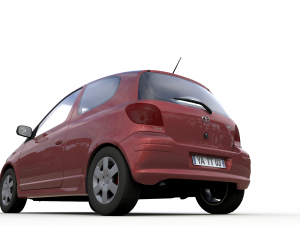 Toyota Yaris Coupe 2003 3D Model