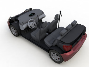 Toyota Yaris Coupe 2003 3D Model