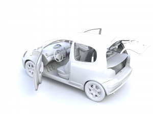 Toyota Yaris Coupe 2003 3D Model