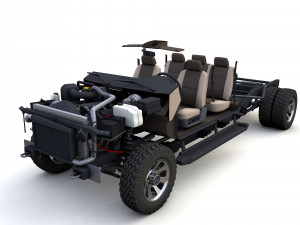F250 XL Super Duty 2009 Modèle 3D
