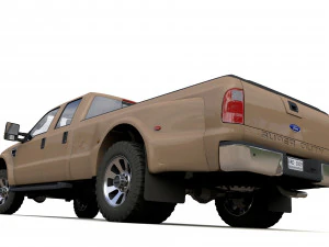 F250 XL Super Duty 2009 3D Model