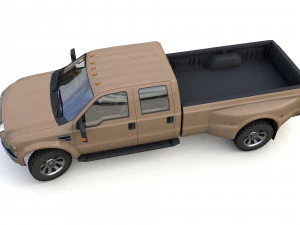 F250 XL Super Duty 2009 3D Model