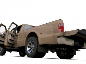 F250 XL Super Duty 2009 Modèle 3D