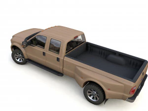 F250 XL Super Duty 2009 3D Model