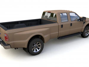 F250 XL Super Duty 2009 3D Model