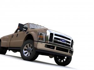 F250 XL Super Duty 2009 3D Model