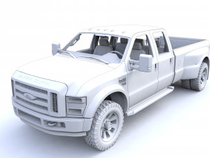 F250 XL Super Duty 2009 Modèle 3D