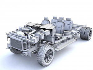 F250 XL Super Duty 2009 3D Model