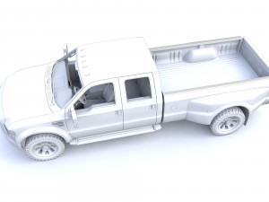 F250 XL Super Duty 2009 Modèle 3D