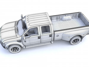 F250 XL Super Duty 2009 Modèle 3D