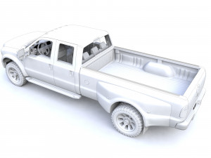 F250 XL Super Duty 2009 Modèle 3D