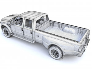F250 XL Super Duty 2009 Modèle 3D