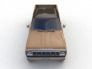 Dodge Power Wagon Crewcab 1976 3D Model