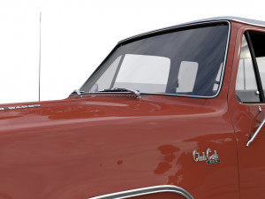 Dodge Power Wagon W200 ClubCab S1 1976 3D Модель