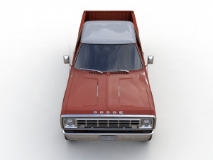 Dodge Power Wagon W200 ClubCab S1 1976 3D Модель