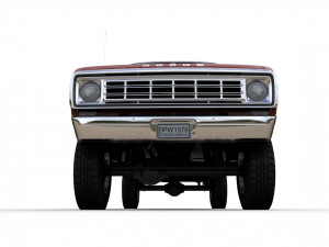 Dodge Power Wagon W200 ClubCab S1 1976 3D Модель