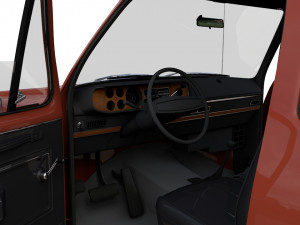 Dodge Power Wagon W200 ClubCab S1 1976 3D Модель