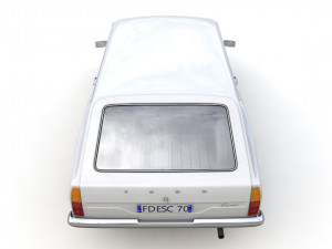 Escort Mk1 Estate 1971 3D Model