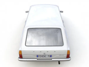 Escort Mk1 Estate 1971 3D Model