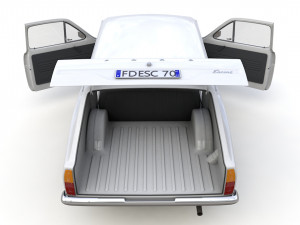 Escort Mk1 Estate 1971 3D Model