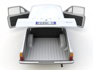 Escort Mk1 Estate 1971 3D Model