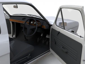 Escort Mk1 Estate 1971 3D Model