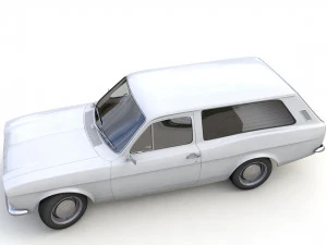 Escort Mk1 Estate 1971 3D Model