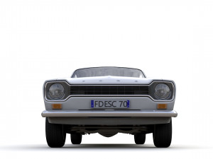 Escort Mk1 Estate 1971 3D Model