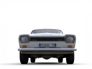 Escort Mk1 Estate 1971 3D Model