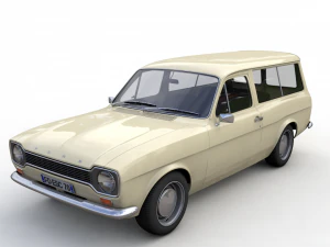 Escolta Mk1 Vag&atilde;o 1970 Modelo 3D
