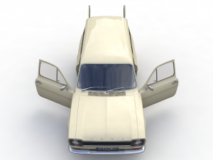 Escort Mk1 Wagon 1970 3D Model
