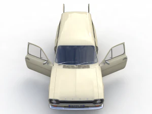 Escort Mk1 Wagon 1970 3D Model