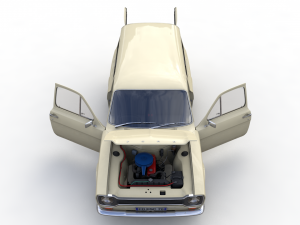 Escort Mk1 Wagon 1970 3D Model