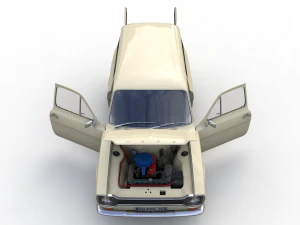 Escort Mk1 Wagon 1970 3D Model