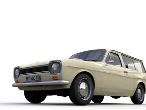 Escort Mk1 Wagon 1970 3D Model