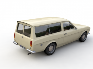 Escort Mk1 Wagon 1970 3D Model