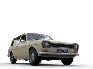 Escort Mk1 Wagon 1970 3D Model