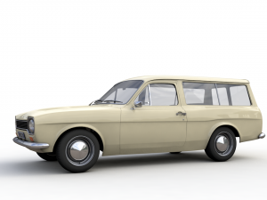 Escort Mk1 Wagon 1970 3D Model
