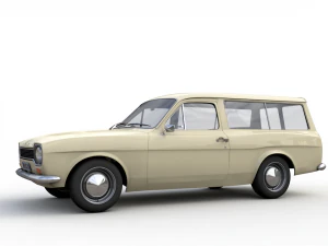 Escort Mk1 Wagon 1970 3D Model