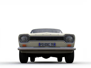 Escort Mk1 Wagon 1970 3D Model