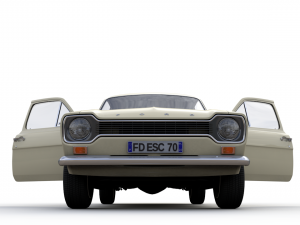Escort Mk1 Wagon 1970 3D Model