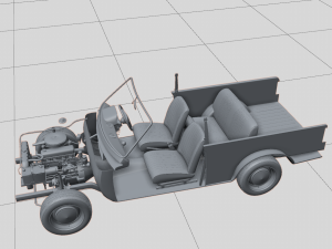 Escort Mk1 Wagon 1970 3D Model