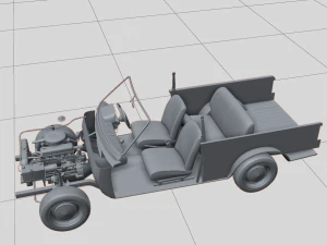 Escort Mk1 Wagon 1970 3D Model