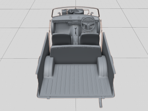 Escort Mk1 Wagon 1970 3D Model
