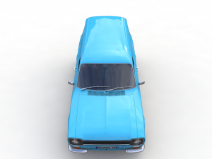 Escort Mk1 Panel Van 1970 Modelo 3D