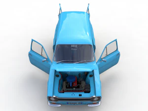 Escort Mk1 Panel Van 1970 3D Model