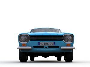 Escort Mk1 Panel Van 1970 Modelo 3D